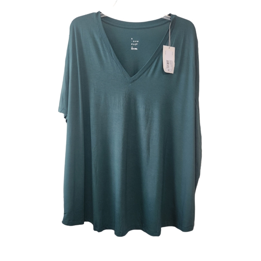 a new day Teal Short Sleeve Tee